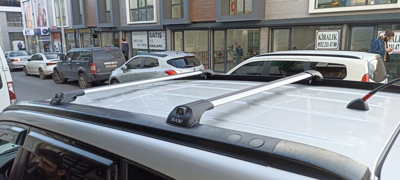 For Peugeot 207 Sw 2002-2008 Roof Rack System Carrier Cross Bars Aluminum Lockable High Quality of Metal Bracket Silver For Peugeot 207 Sw 2002-2008 Roof Rack System Carrier Cross Bars Aluminum Lockable High Quality of Metal Bracket Silver